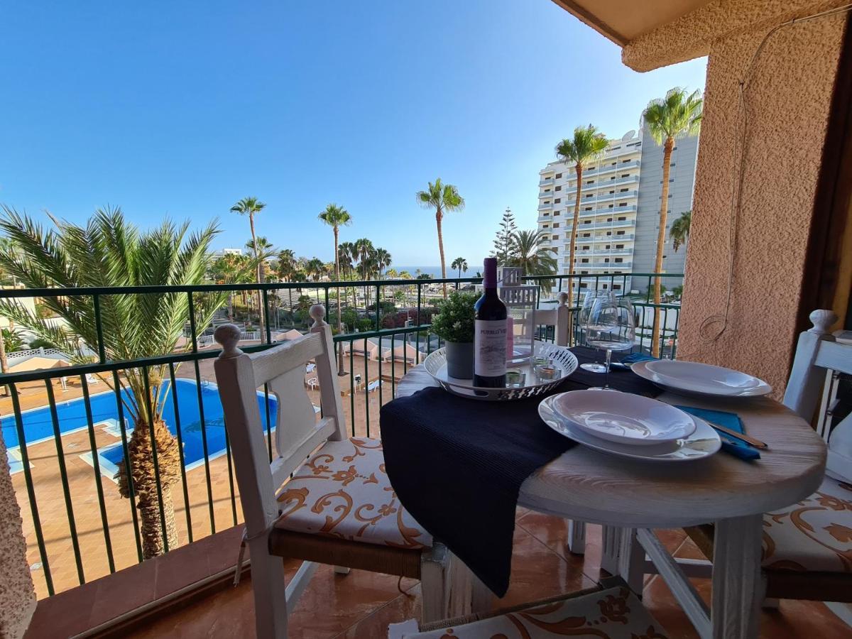 Vida Loca Only 190 Meters To The Sea, Balcony, Sea View, Pool, Wifi Apartment Playa Fanabe Luaran gambar