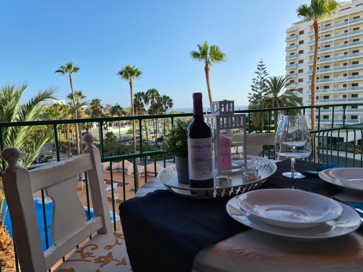 Vida Loca Only 190 Meters To The Sea, Balcony, Sea View, Pool, Wifi Apartment Playa Fanabe Luaran gambar