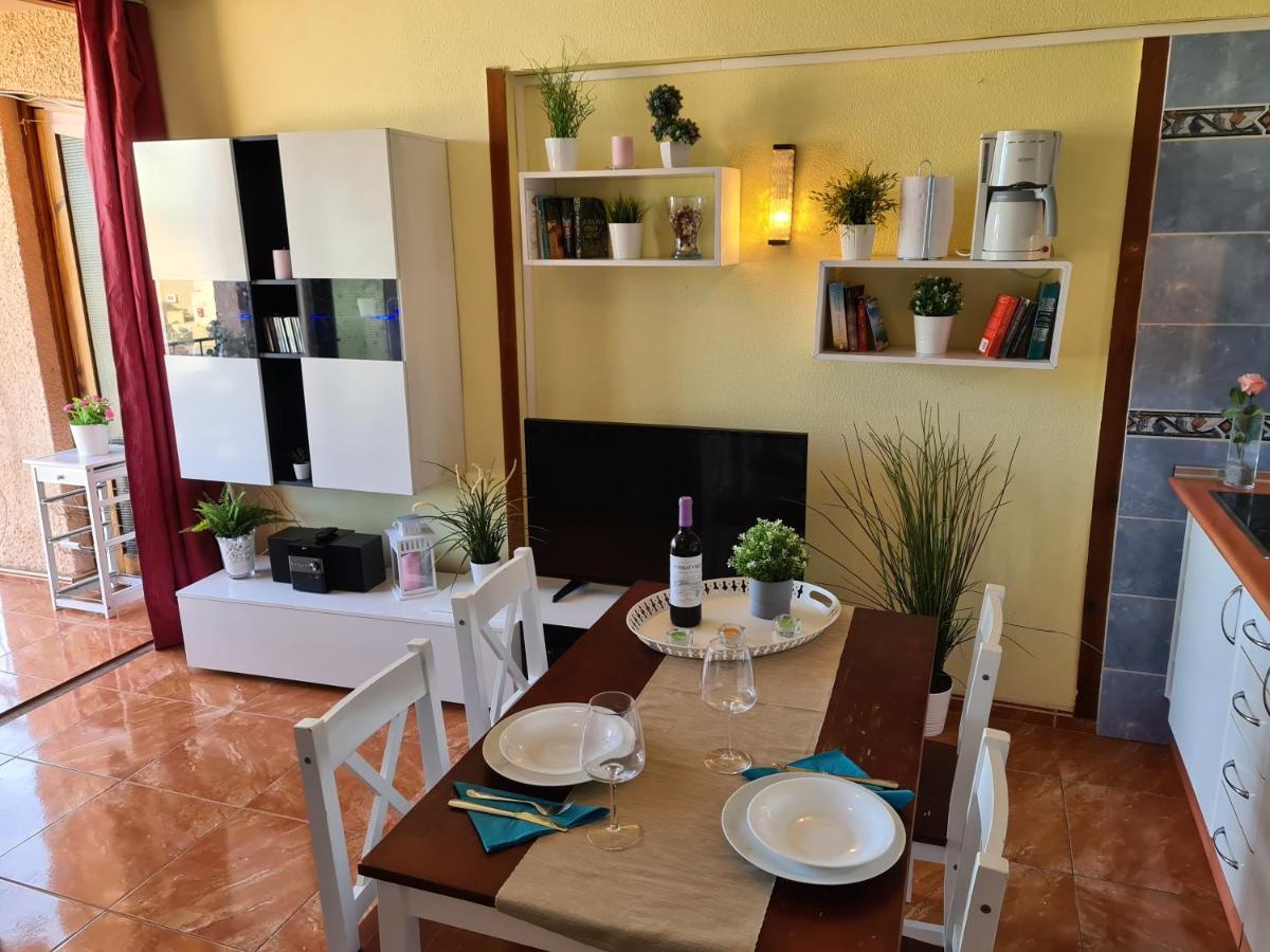 Vida Loca Only 190 Meters To The Sea, Balcony, Sea View, Pool, Wifi Apartment Playa Fanabe Luaran gambar